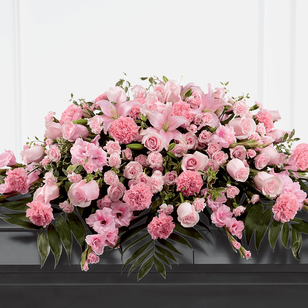 Garden of Comfort Casket Spray (Standard) – SANTINA'S FLOWERS & GIFTS, Fairbanks AK