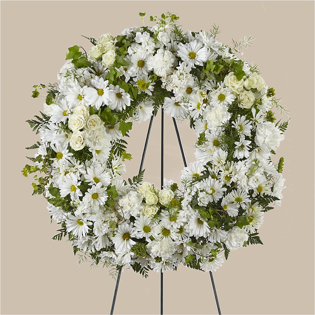 Faithful Wishes Wreath – SANTINA'S FLOWERS & GIFTS, Fairbanks AK