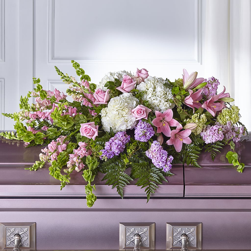 Life's Gratitude Casket Spray – SANTINA'S FLOWERS & GIFTS, Fairbanks AK