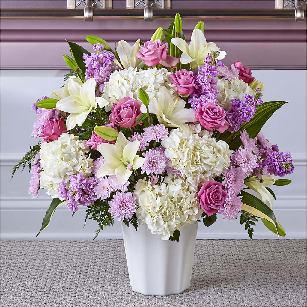 Heaven Sent Floor Basket – SANTINA'S FLOWERS & GIFTS, Fairbanks AK