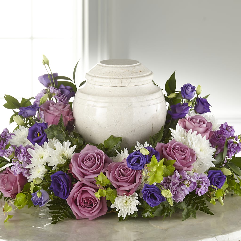 Blooming Sympathy Cremation Adornment – SANTINA'S FLOWERS & GIFTS, Fairbanks AK