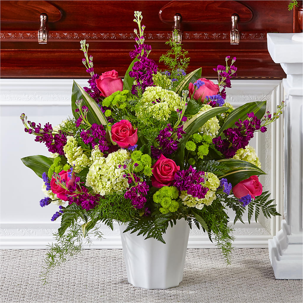 Beautiful Horizons Floor Basket – SANTINA'S FLOWERS & GIFTS, Fairbanks AK