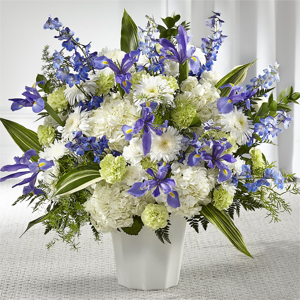 Soft Serenity Floor Basket – SANTINA'S FLOWERS & GIFTS, Fairbanks AK