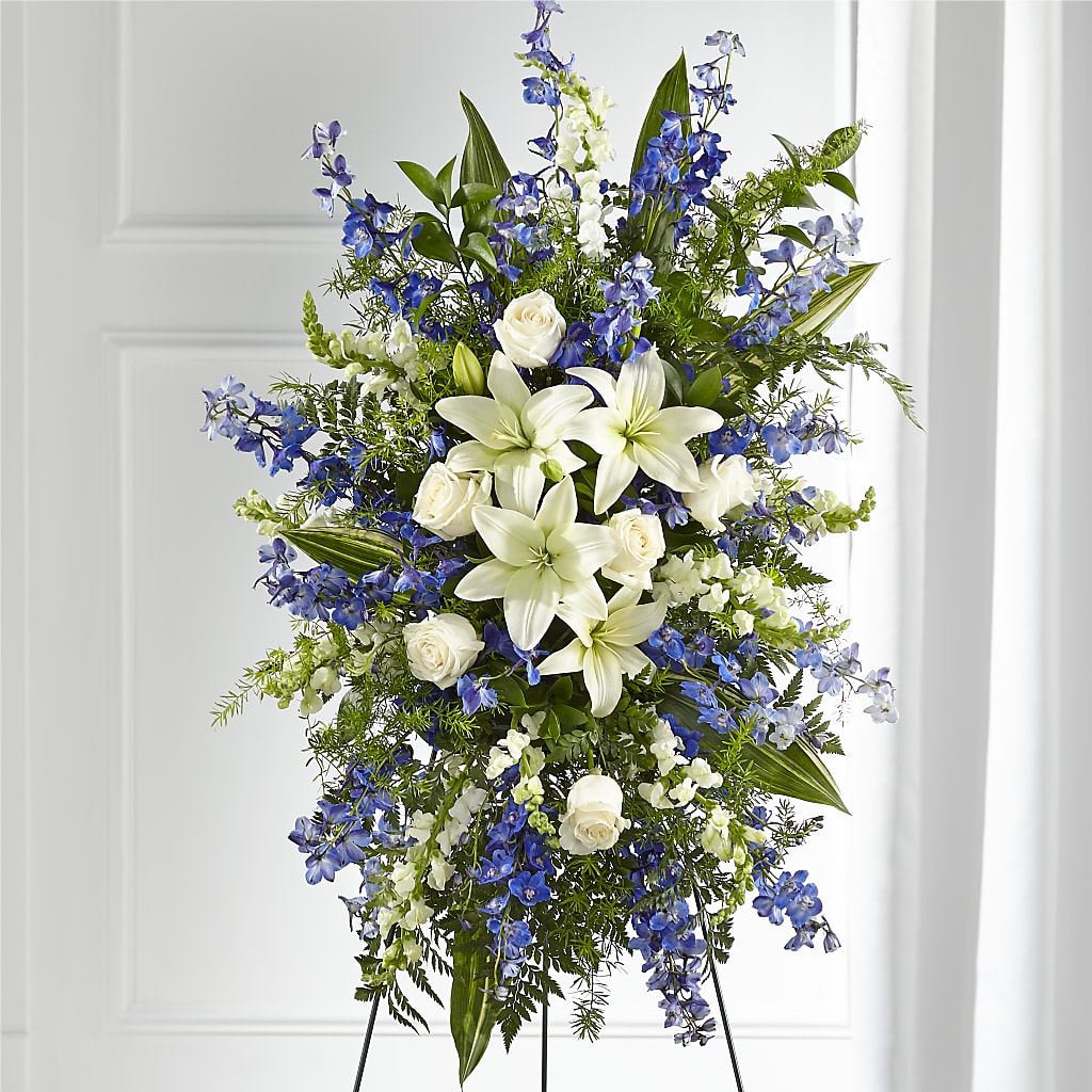Faithful Friend Standing Spray – SANTINA'S FLOWERS & GIFTS, Fairbanks AK