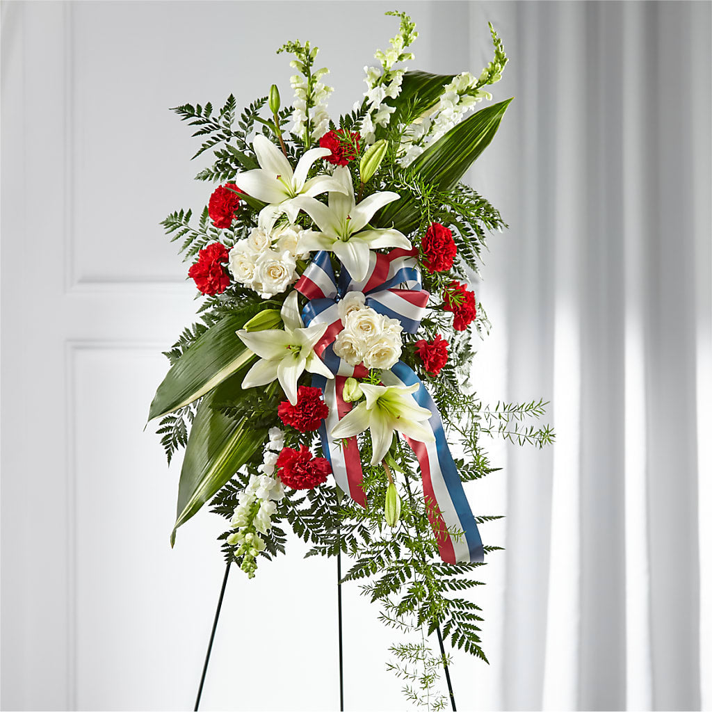 Stars of Life Standing Spray – SANTINA'S FLOWERS & GIFTS, Fairbanks AK
