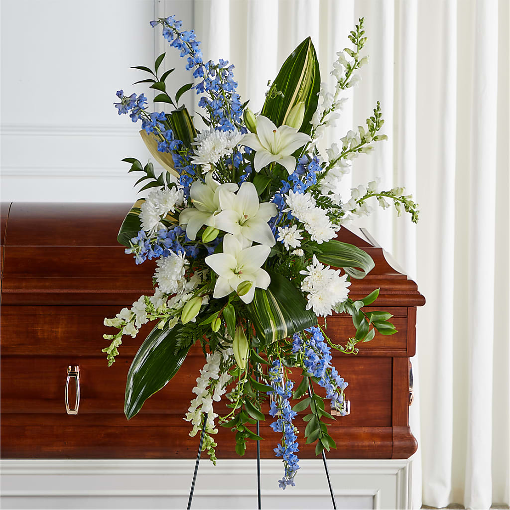 Eternal Impressions Standing Spray – SANTINA'S FLOWERS & GIFTS, Fairbanks AK