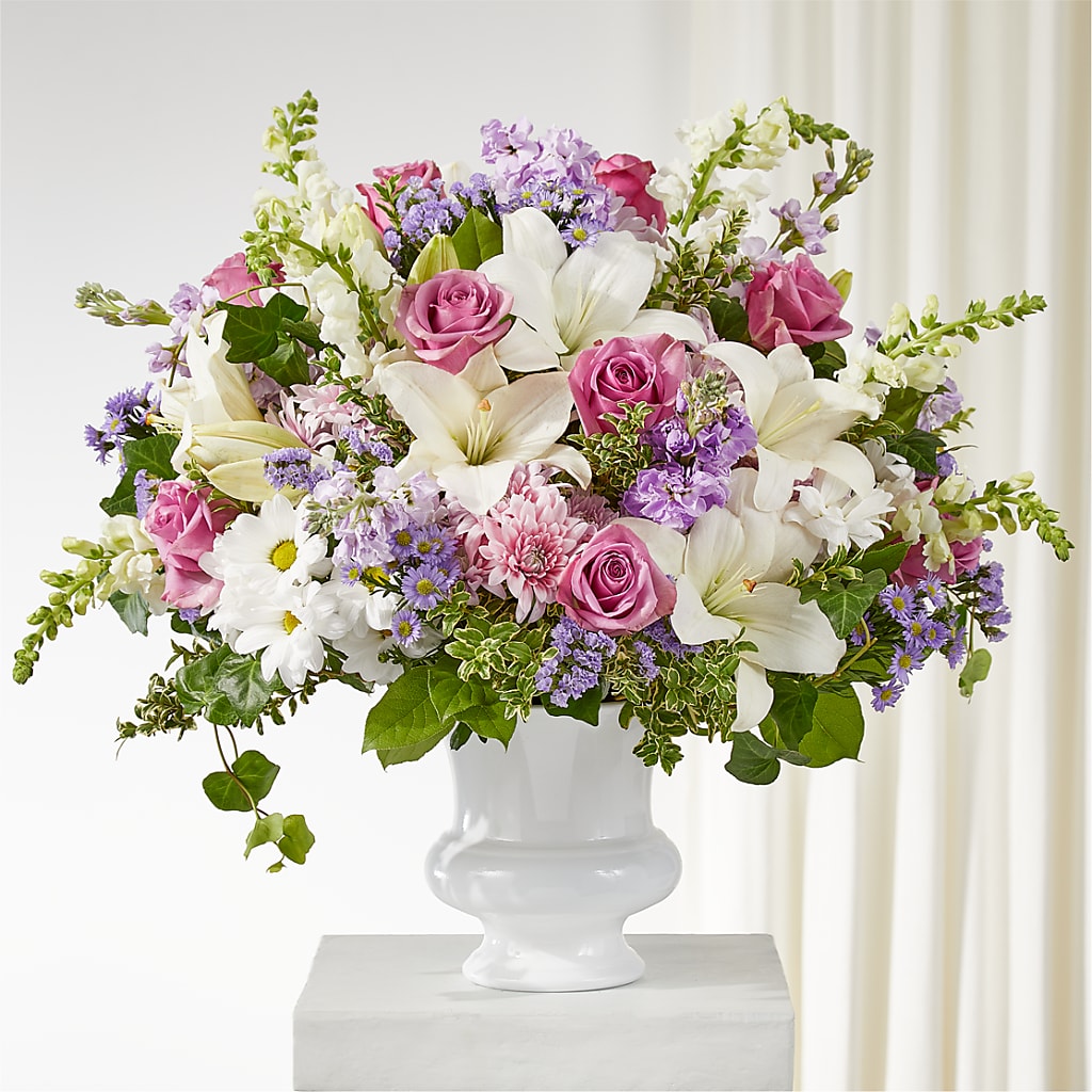 Remarkable Life Urn Arrangement – SANTINA'S FLOWERS & GIFTS, Fairbanks AK
