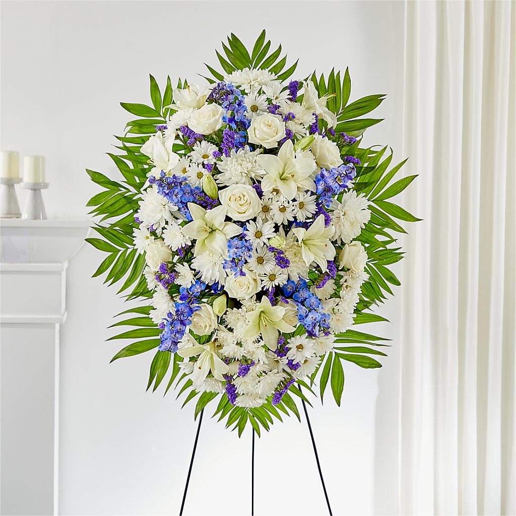 At Rest Standing Spray – SANTINA'S FLOWERS & GIFTS, Fairbanks AK