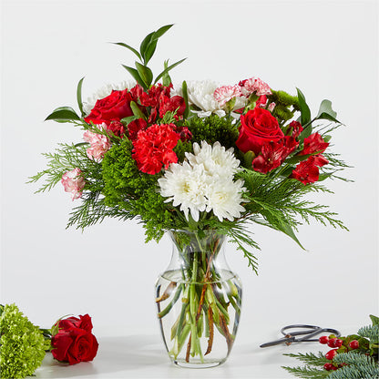 Merry Moment Bouquet – A Florist Original – SANTINA'S FLOWERS & GIFTS, Fairbanks AK