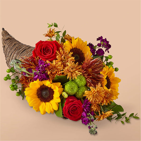 Friendsgiving Cornucopia – SANTINA'S FLOWERS & GIFTS, Fairbanks AK