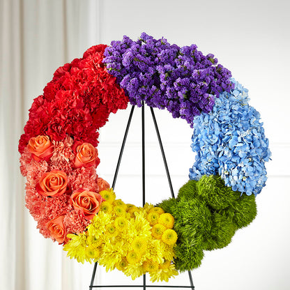 Circle of Love Wreath – SANTINA'S FLOWERS & GIFTS, Fairbanks AK