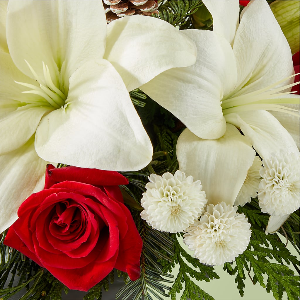 Seasonal Festivities Centerpiece – SANTINA'S FLOWERS & GIFTS, Fairbanks AK