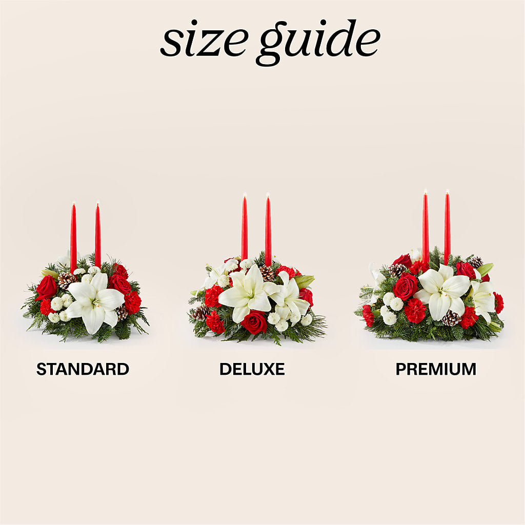 Seasonal Festivities Centerpiece – SANTINA'S FLOWERS & GIFTS, Fairbanks AK