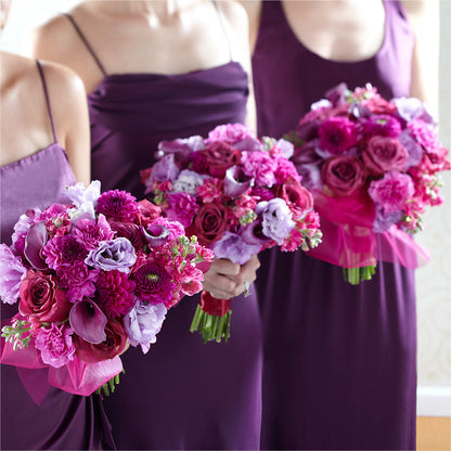 Bridesmaid's Garden Bouquet – SANTINA'S FLOWERS & GIFTS, Fairbanks AK