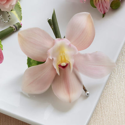 Pink Cymbidium Boutonniere – SANTINA'S FLOWERS & GIFTS, Fairbanks AK
