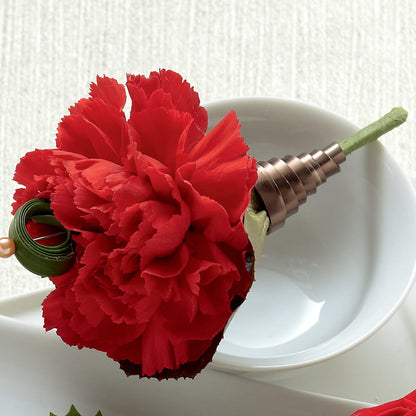 Red Carnation Boutonniere – SANTINA'S FLOWERS & GIFTS, Fairbanks AK